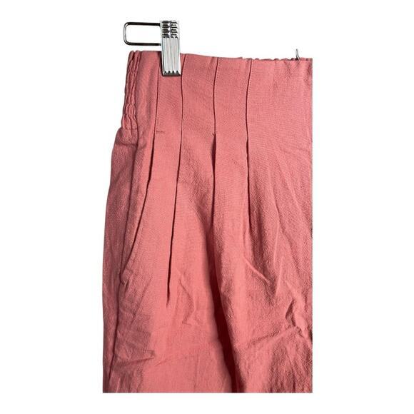 Halara High Waisted Shirred Side Pocket Resort Linen-Feel Shorts in Rosette S - Picture 7 of 10